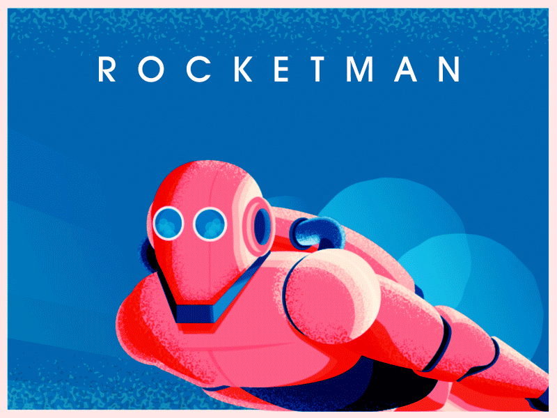 Rocketman animated gif