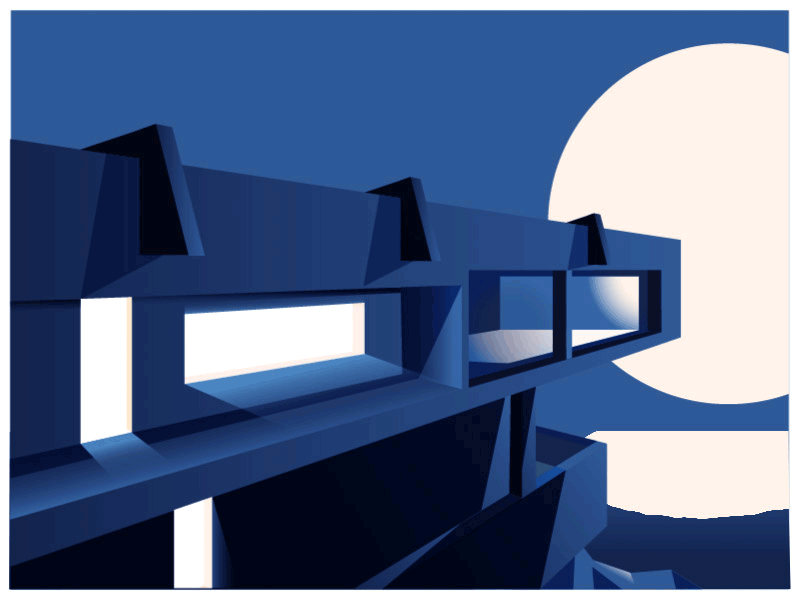 Moonlight Sonata architecture shadow
