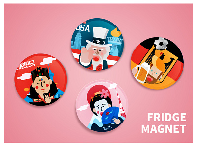 Download Fridge Magnet Mockup Designs Themes Templates And Downloadable Graphic Elements On Dribbble