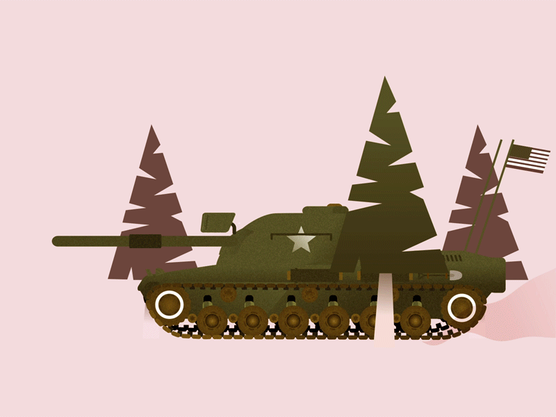 A tank - made in After Effects after effect animated gif animation army tank