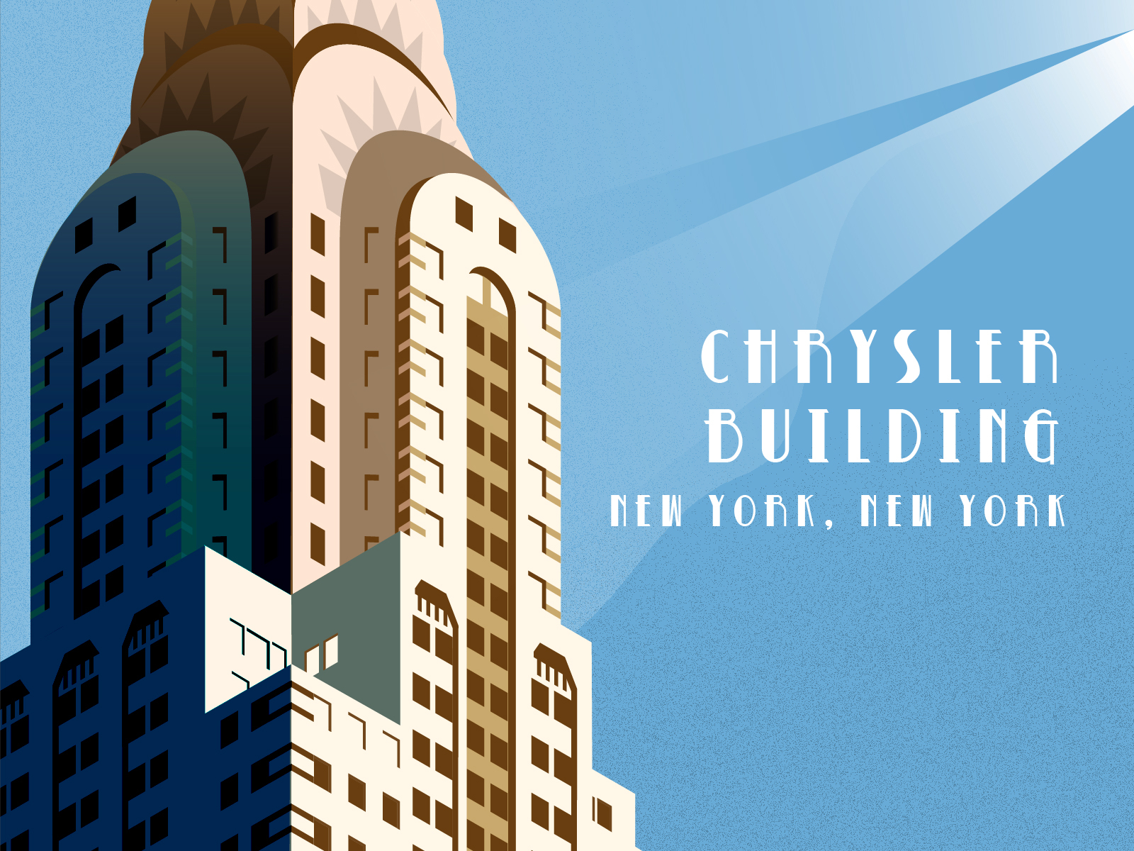 Chrysler Building 2DAY SHIP ICONX 
