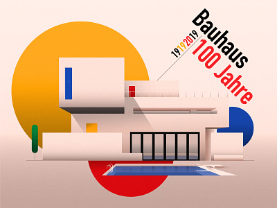 Bauhaus 100 Jahre Illustration