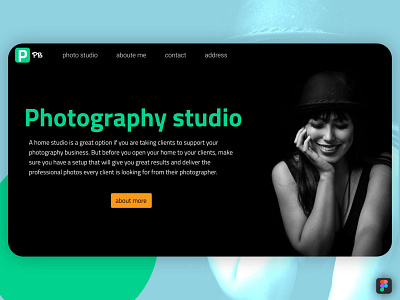 photography landing page design dribbble figma file figmadesign freedownload html template landing landing page landingpage photography uidesign