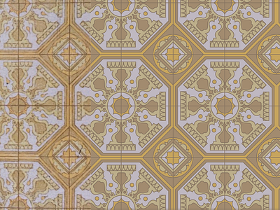 tile design illustration illustrator pattern pattern design reconstruction vector vintage