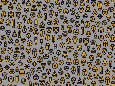 Gems gems pattern yellow