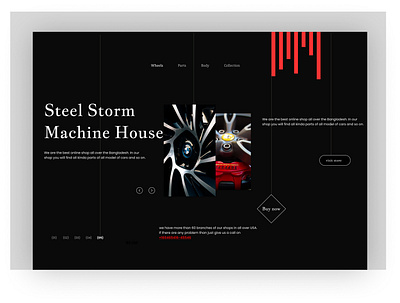 Machine House branding design graphic design illustration landing page ux web page design