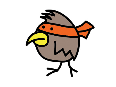 Ninja Bird doodle