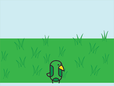 Home page bird animation