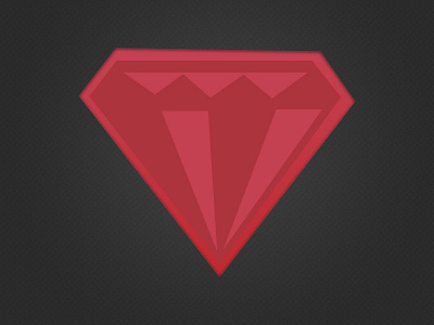 Boulder Ruby Logo concept illustrator logo photoshop ruby