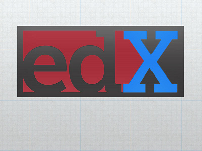 edX logo concept illustrator logo photoshop