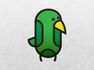 Bird I doodled during a meeting. doodle illustrator logo vector