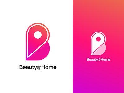 Beauty@Home - On Demand Beauty and Wellness Marketplace beauty beauty logo branding design lifestyle logo makeup makeup app wellness