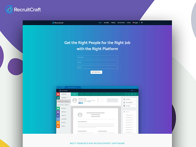 RecruitCraft Website - 2016 web design website