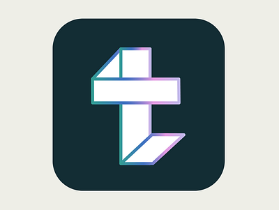 tumblr mobile app icon concept - folding branding contest icon logo mobile app icon mobile app logo tumblr