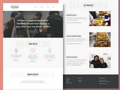 Community Kitchen Landing Page