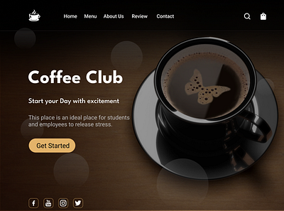 Coffee ap home page app