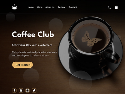 Coffee ap home page