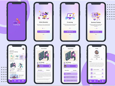 E-learning App design