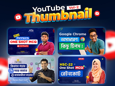 Creative Youtube Thumbnail | Youtube Banner