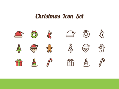 ICON | Christmas christmas christmas icon christmas icon set christmas tree holiday icon santa winter