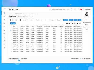 Background Interface Black White background，admin data management