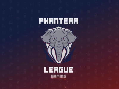 Phantera Logo 2d adobe aftereffects adobe illustrator adobe photoshop animation 2d elephant gamer league logo phantera twitch