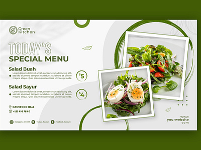 Food Menu Template | Social Media Design | Banner Design