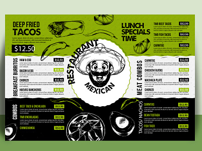 Restaurant Menu Card | Social Media Design | Banner Design