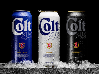 Colt 45 Double Malt Design 3d animation branding colt 45 double malt design graphic design label design logo motion graphics packaging design ui