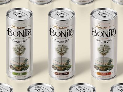 Mariano Bonnita Ginger Ale Design 3d animation branding graphic design label design logo mariano bonnita motion graphics packaging design