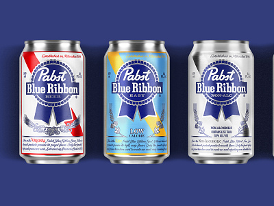 Pabst Blue Ribbon Easy Design