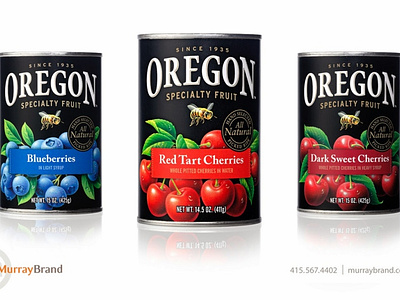 Oregon Specialty Fruit Design animation branding design graphic design illustration label design logo motion graphics packaging design