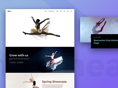 Ballet School Landing Page