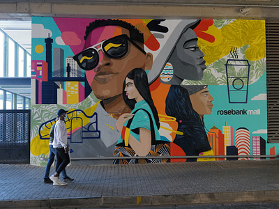 Rosebank Mall Mural