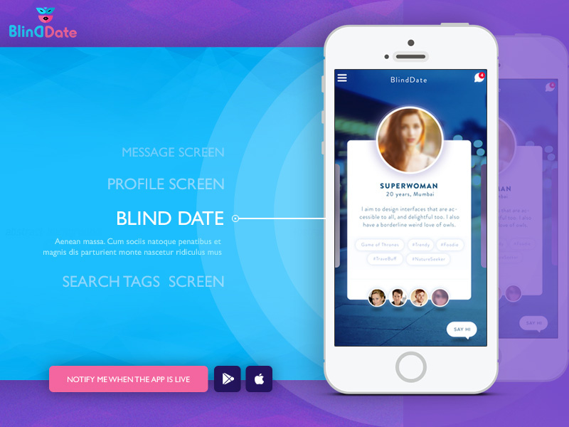 Blind Date App - BLINDS