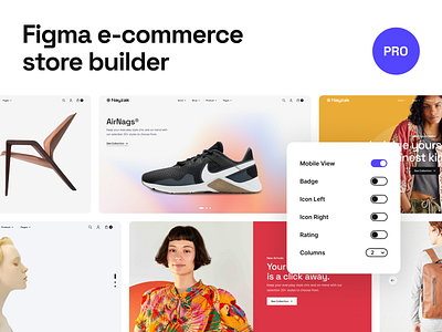 Nayzak Figma E-Commerce Builder