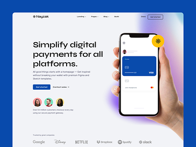 Nayzak SAAS Landing Pages