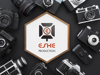 ESKE PRODUCTION branding design graphic design illustration logo ui design vector