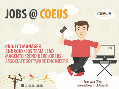 Coeus Character birds branding career character clouds design illustration jobs sketch twitters