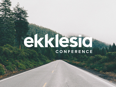 Ekklesia branding refresh brand church conference logo type
