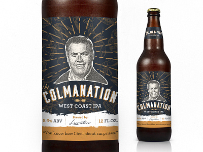The Colmanation Part 2 beer beer art beer label bottle brew craft beer custom beer label texture typography