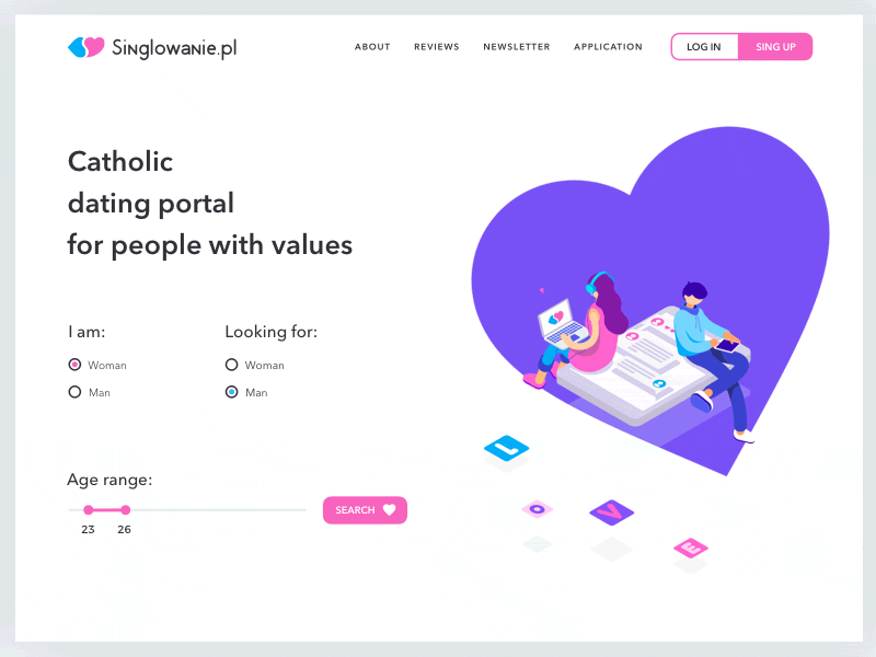 Dating Landing Page