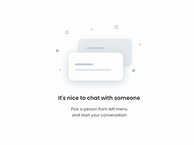 Chat empty state animated illustration animation app applicant tracking software applicant tracking system ats chat chat app empty state illustration message message app messenger motion motion design recruiting recruitment ui ux web
