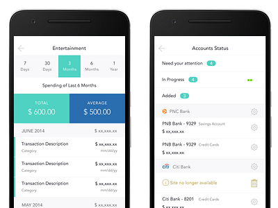 Banking app mobile mobileapp ui ux visual design