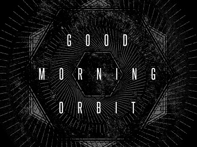 Good Morning Orbit Shirt Design