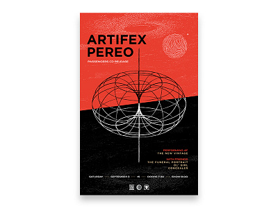 Artifex Pereo - CD Release Poster not ui or ux poster screen print