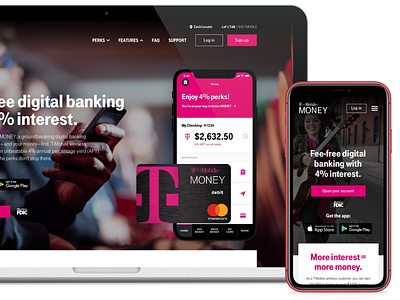 T-Mobile MONEY Web & App Design