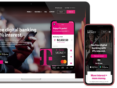 T-Mobile MONEY Web & App Design