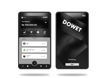 Finance app design finan ui ux