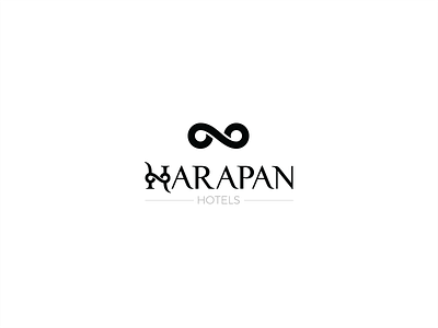 Harapan Logo branding brooch historical indian logo luxury minimal tradition